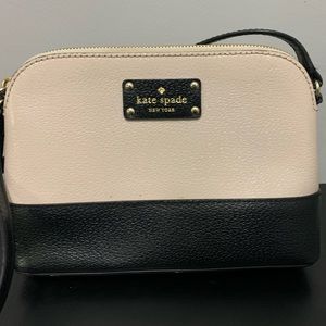 Tan and black KATE SPADE crossbody